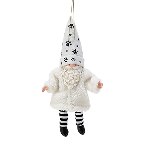 Gnome à suspendre fourrure blanche Department 56 Possible Dreams d'exception
