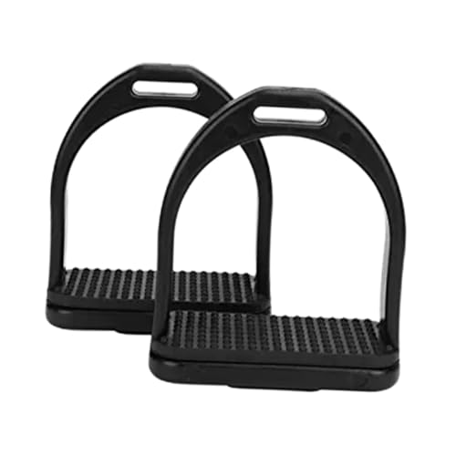 VANZACK 2Pcs Skid Riding Stirrups Wear Resistant Saddle Accessories for for Equestrian Use Shock Resistant Design for Enhanced Stability