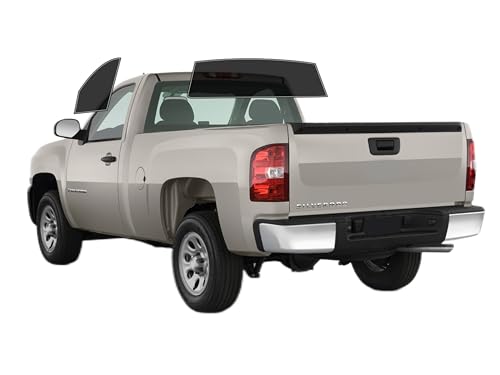 AUTOTEK Precut Windows Tint Film All Sides Cars Sun Blocking Protection Privacy Anti Shatter Glass 2 Ply Film Any Tint Shade kit for Chevrolet Silverado 1500 Standard 2007-2013