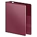 Wilson Jones 3 Ring Binder 3 Inch, Ultra Duty D-Ring View Binder with Extra Durable Hinge, Customizable, Dark Red (W866-49-195)