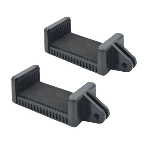 Eforlike 2 Pack Universal Smartphone Holder w/GoPro Style Mount Attachment for Any Phone. Connect Your Phone or GPS to Any GoPro Mount. Compatible with iPhone, Samsung, Google, Tomtom, etc.