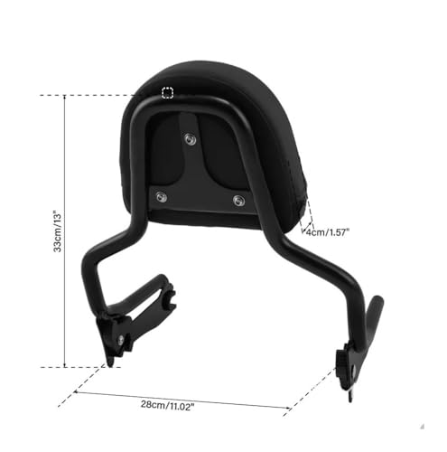 Coussin dossier pour R18 moto accessoire passager amovible de 2020 à 2024