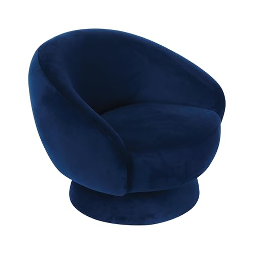 Sillón tela peluche azul miniatura 5
