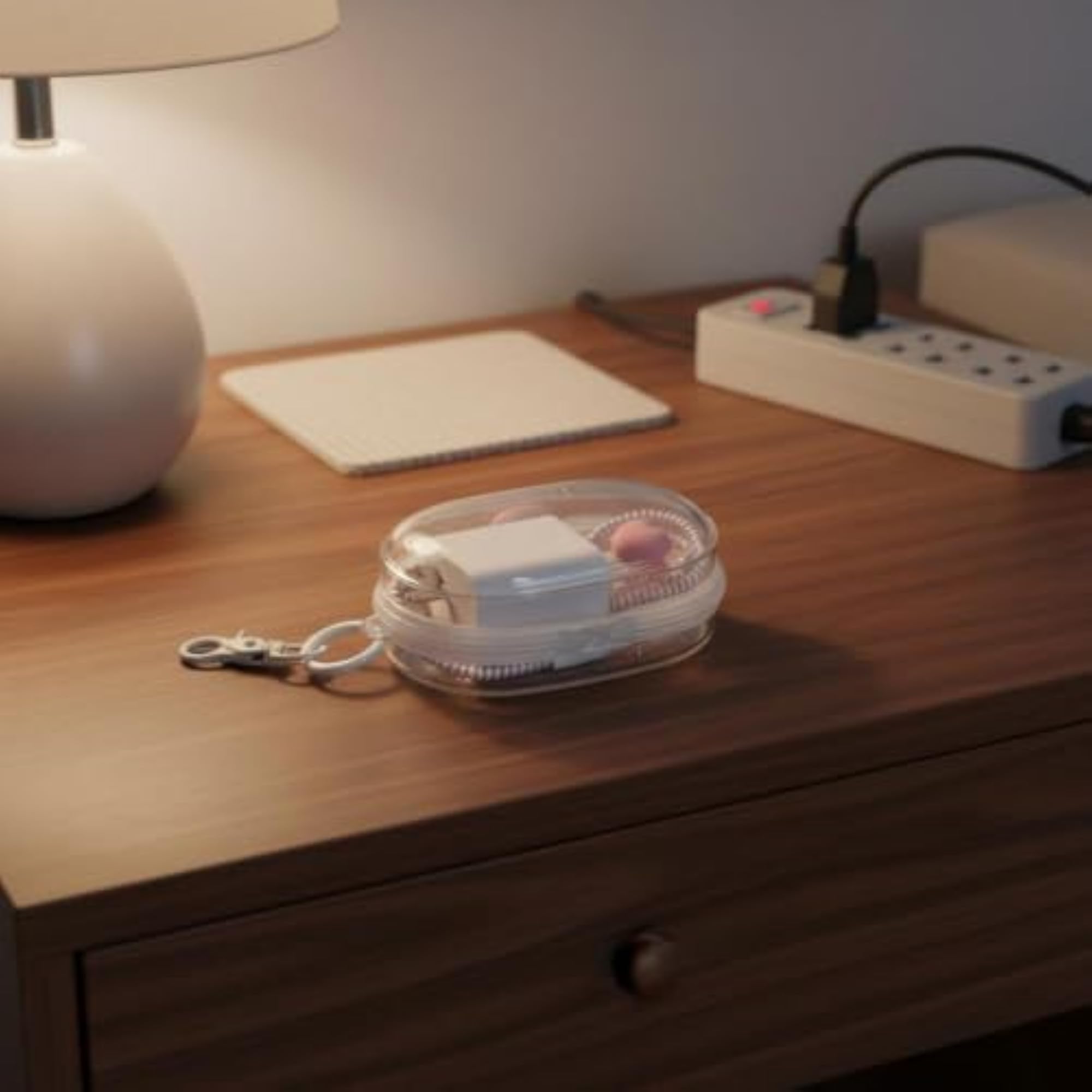 Transparent Cables Organizer Storage Pouch, Versatile Portable Electronics Organizer