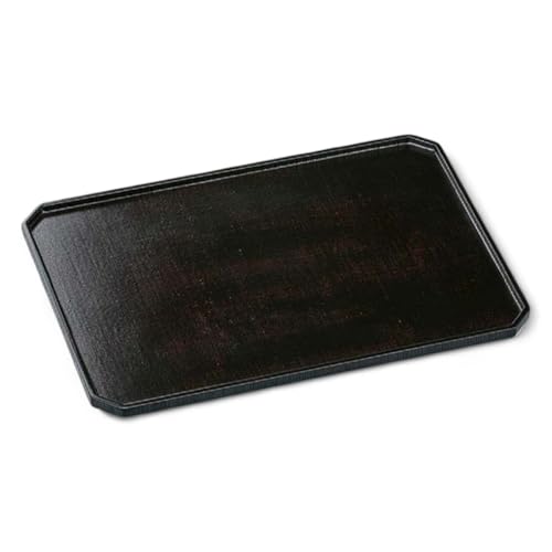 J-kitchens 尺3 隅切 会席 お盆 トレー ( 盆 トレイ おぼん ) 布目 曙 39cm 業務用 漆器 ( 木製品 ) 日本製