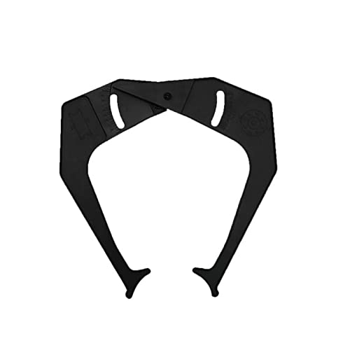 Étrier de largeur de jante, outil de mesure de la largeur de jante, portable, pièce noire, étrier de pneu précis (B) Cover