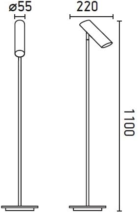 FARO BARCELONA Faro Barcelona Link 29884 – desktop en lampen voet, staal, zwart photo 3