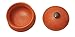 Vedic Amrit Terracotta Organic Clay Handi for Cooking with Lid and Handle (Red, 1 Liter)
