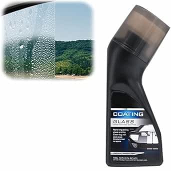 Agent de Revêtement Anti-buée pour Pare-brise,Agent Anti-buée de Voiture,Nettoyant Vitre Voiture,Nettoyant Anti Buée Pare Brise,Brosse de Nettoyage Polyvalente Réutilisable,Poussière et la Pluie