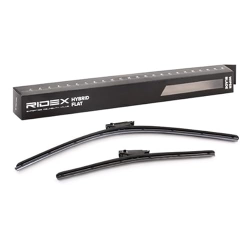 RIDEX Escobilla Limpiaparabrisas Juego de 2 Escobillas con spoiler Delante | Tipo de escobilla: Escobilla con hoja plana Sin marco | Longitud 1: 600mm | Longitud 2: 400mm 298W0049