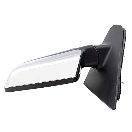 Brock Power Mirror Replacement For 2007-2008 Ford F-150 Pickup Truck Drivers Side Chrome Pedestal Type Power Folding Heated Signal Memory Puddle Lamp 8L3Z 17683 Aa 8L3Z17683Aa #TOP5