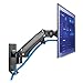 Monitor Rack LCD Computer Monitor Bracket Wall-Mounted Rotating Telescopic Lift Universal Industrial(Silver)