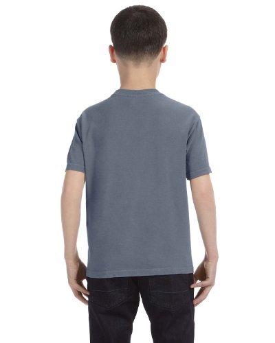 Comfort Colors C9018 Youth Ringspun T Shirt. - Denim - L3