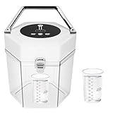 Resin Bubble Remover with Timing, 3–20 Minutes Effective 99% Bubble Removal, 99 kPa Resin Vacuum Chamber, 2L Epoxy Resin Bubble Remover Machine for Resin Molds Arts Crafts Jewelry Making