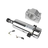 RATTMMOTOR 800W 110V CNC Air Cooled Spindle Motor 52mm 0.8KW Spindle Motor ER16 20000RPM 0.79NM with Carbon Brushes for CNC Router Engraver Milling Machine