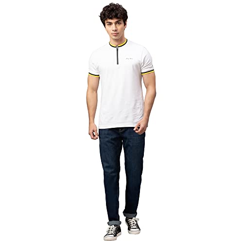 Image of Being Human Blue Slim Straight Fit Men's Denims Clothing