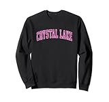 Photo Gallery crystal lake illinois illinois il - design sportivo vintage, colore: rosa felpa Photo Gallery crystal lake illinois illinois il - design sportivo vintage, colore: rosa felpa
