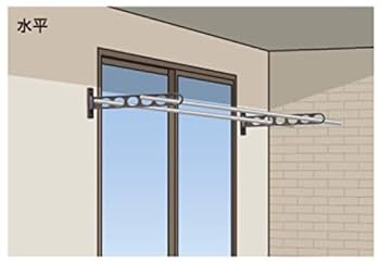 川口技研 Kawaguchigiken 窓壁用物干し ホス ンズ 1本 3625 窓壁用ホスクリーン | 川口技研