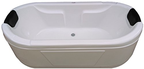 Image of MADONNA Intimate 6 ft Freestanding Acrylic Bath Tub (White)