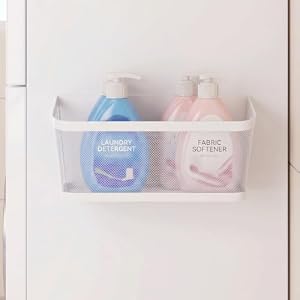 XIAOGE HOME Magnetic Shelves for Washing Machine, Magnet Laundry Organiser
