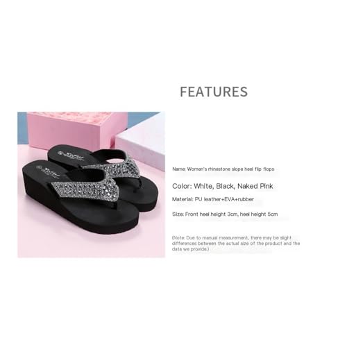 Sandals, Breathable Women's Summer Sandals with Wedge Heel for Beach & Outdoor Slippers2