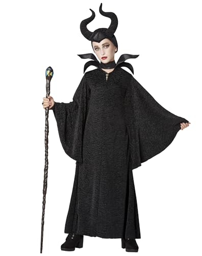 Spirit Halloween Kids Maleficent Dress Costume - Disney Girls Size CHILD MEDIUM Multicolor