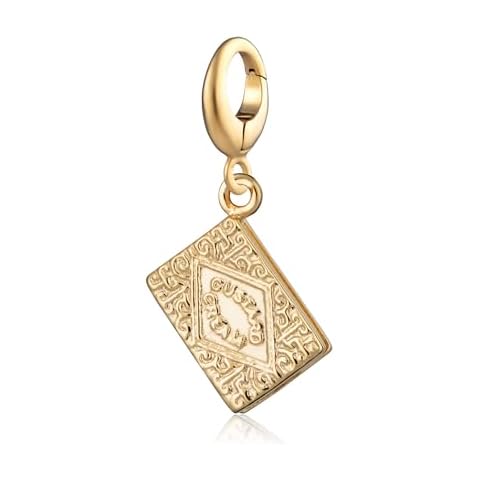 Lily Charmed 18ct Gold Plated Custard Cream Charm Cover
