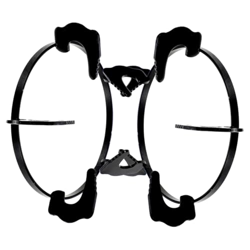 Veemoon 2 Piezas Soporte para Ollas Antideslizante para Cocina de Anillos de Hierro para Estufa de Gas Soporte Estable y Resistente para Sartenes y Cacerolas Accesorio Esencial para