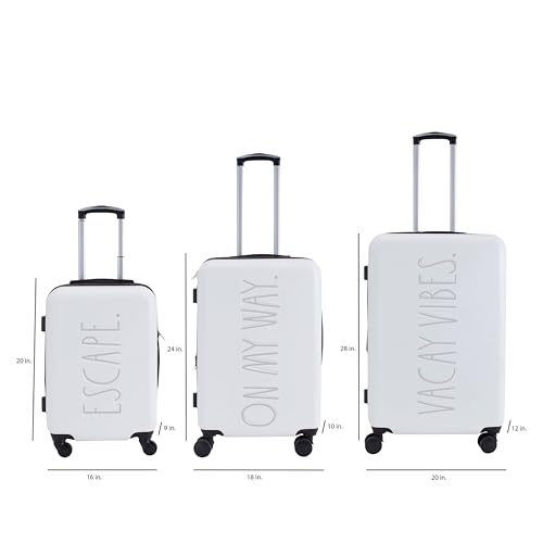 Rae Dunn Hardside Expandable Luggage Set
