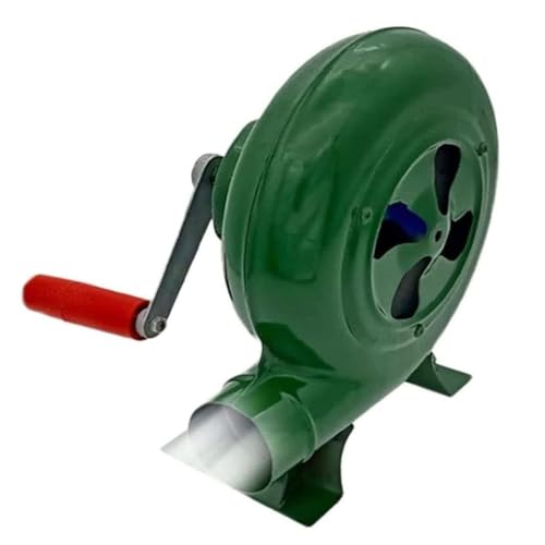 JOUFNING Briquets À Charbon Forge BBQ - Camping Activateur pour Barbecue, Ventilateur Manuel De Ventilateur De Maïs Soufflé, pour Camping/Plein/Randonnée Cuisson Feu ​Soufflet Outils(200W)