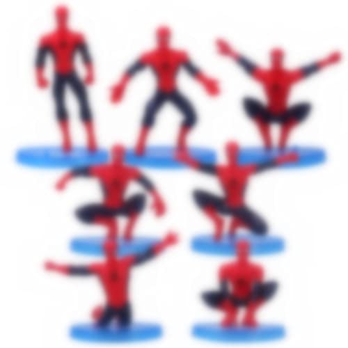 Modelo de Decoración LLMZ 7Pcs Decoración De Pastel Decoración de Pastel de cumpleaños Lindos Toppers para Tartas Decoración Cover