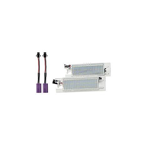 AUTO-STYLE Satz LED Nummerschildbeleuchtung kompatibel mit Opel/Vauxhall diverse Modelle