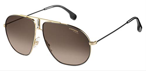 Carrera Unisex-Adult Bound/S Sunglasses, Black Gold/Brown Gradient, 62 mm