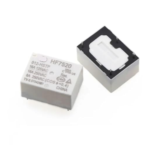 Relés electromecánicos HF7520 de 5V y 16 amperios interruptores para automatismos
