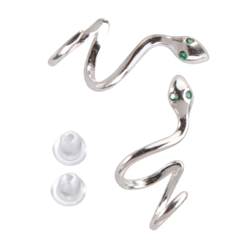 Healvian 1 Par De Pequeños Pendientes De Serpiente Piercings Para Dormir Joyería Lindos Pendientes De Serpiente Pendientes De Nariz De Abeja Pendientes Colgantes Para Mujer