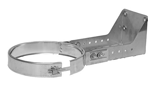 Wandhalterung 100-250mm für Schornsteinsets 150mm Cover