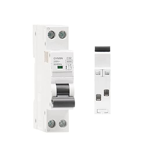 Disjoncteur 6KA GYM9N 1P+N Courbe B 40A 220V AC magnétothermique monophasé
