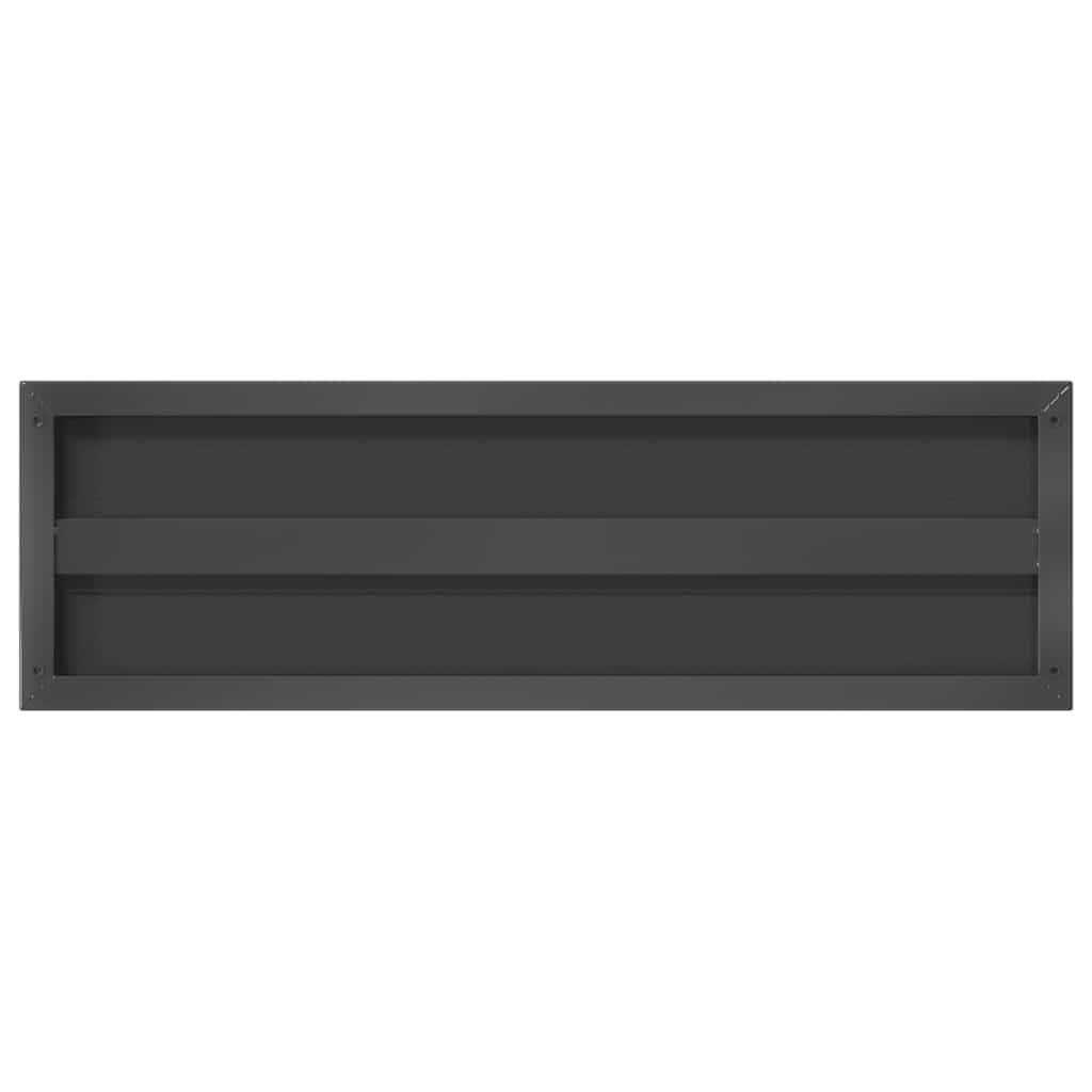 Półki ścienne 2 szt. 75 x 23,5 x 3 cm, czarne, ze stali nierdzewnej, półki wiszące do salonu, sypialni, odporne na korozję, oszczędność miejsca, łatwy montaż, nośność 100 kg