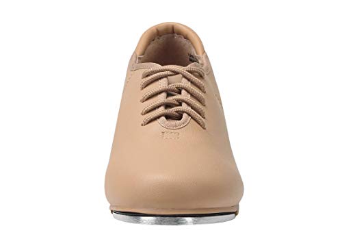 Image of Linodes PU Leather Lace Up Tap Shoe Unisex Dance Shoes for Women and Men | Quality soft upper, Unisex for women men, Lace up, Rubber and EVA outsole, Clear sound, Snug fit, Breathable lining, Durable