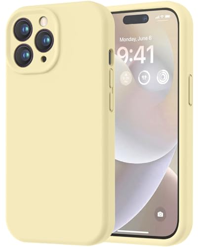 LOVE 3000 Designed for iPhone 14 Pro Case, Premium Silicone with [Soft Anti-Scratch Microfiber...