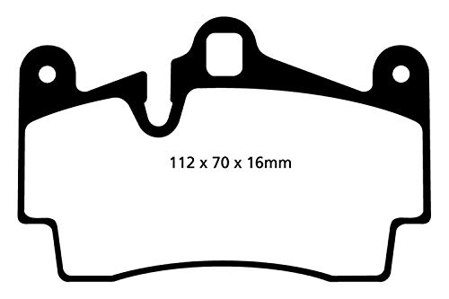 Image of EBC Brakes Redstuff 3000 Series Sport Brake Pad Set DP31474C to Fit VOLKSWAGEN,PORSCHE