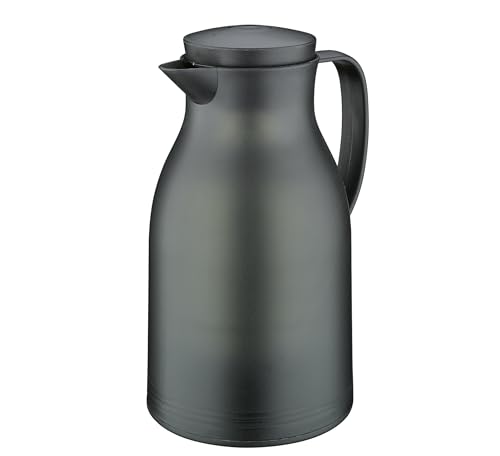 Cilio Monza 34oz Insulated Glass Beverage Server Black