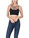 Women Sports Bra Criss Cross Strappy Wirefree Cami Bralette Crop Top RED SM