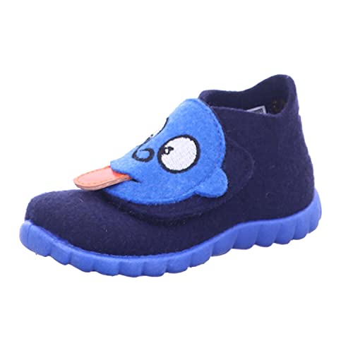 Pantoufles superfit Garçon Happy semelle souple bleu taille 23