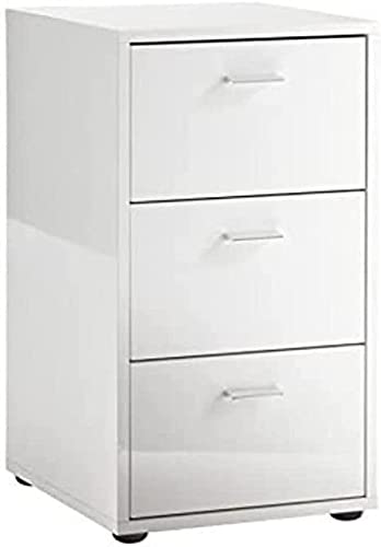 FMD Moebel Virginia 1 Up, Bois, Blanc, 35.0x40.0x62.5 cm Cover