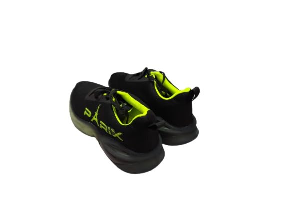 Image of Men's Sports Shoes Black and Neon Green