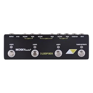 【🎯 Ultimate 3 Loop Box Guitar Effect Pedal for Total Rig Control】Take command of your sound with our 3 Loop Box Guitar Effect Pedal! This versatile pedal switcher allows you to customize your pedalboard setup with three independent loops, giving you ...