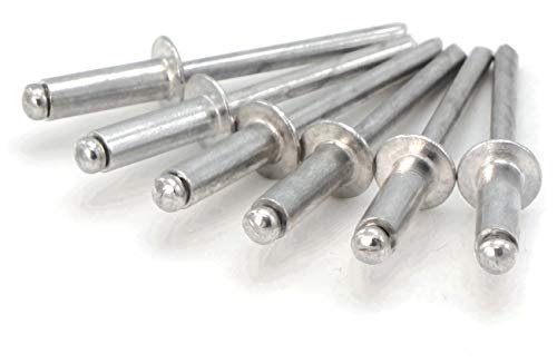 Aluminum Pop Rivets 1/4#8 Blind Rivets 8-4, 1/4 x 1/4 Grip (0.020-0.250) Qty 250