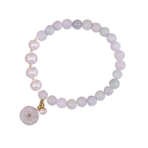 Porte-bonheur feng shui en jade et perle d'eau douce : le cadeau de protection idéal