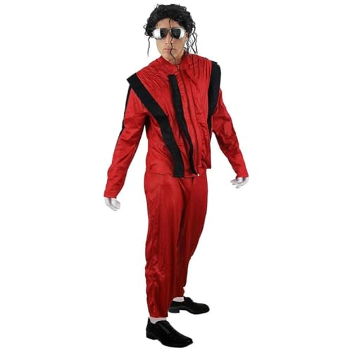 Costume da re del pop per adulti, taglia S, giacca
